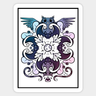 Owls, Bats, & Rats Sticker